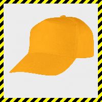 Baseball sapka S�RGA - Crekl Yellow workwear drill cap