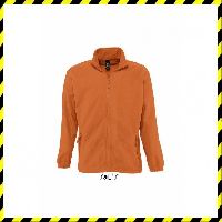 SOLS NORTH CIPZ�RAS POL�R PUL�VER / Narancs