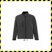 SOLS RELAX F�RFI SOFTSHELL KAB�T / Antracit sz�rke