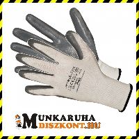 Sz�rke teny�rm�rtott szerel�keszty� - RNITG TWO - Strapab�r� keszty�